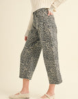 Dana Barrel Leg Leopard Jean