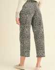 Dana Barrel Leg Leopard Jean