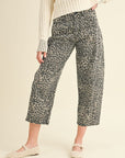 Dana Barrel Leg Leopard Jean