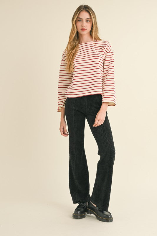 Mallory Corduroy Flared Pant