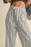 Ash Multi Stripe Pant