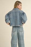 Polly Puff Sleeve Denim Jacket