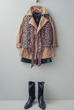 Leopard Print Padded Vest