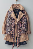 Leopard Print Padded Vest