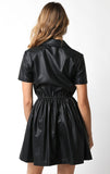 Marjorie Leather Dress