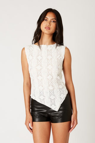 Eva Eyelet Sleeveless Top