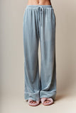 Corin Stripe Velvet Pajama Set