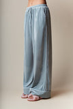 Corin Stripe Velvet Pajama Set