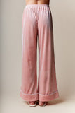 Corin Stripe Velvet Pajama Set