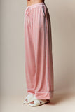 Corin Stripe Velvet Pajama Set