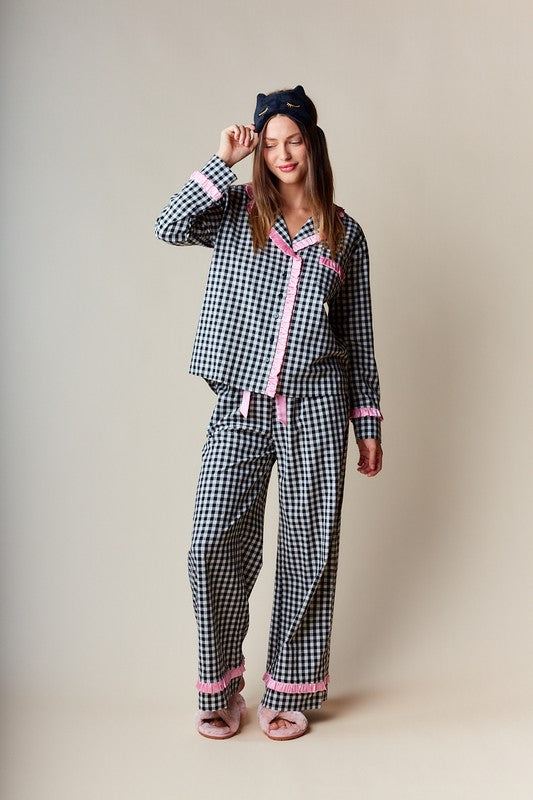 Gigi Gingham Pajama Set