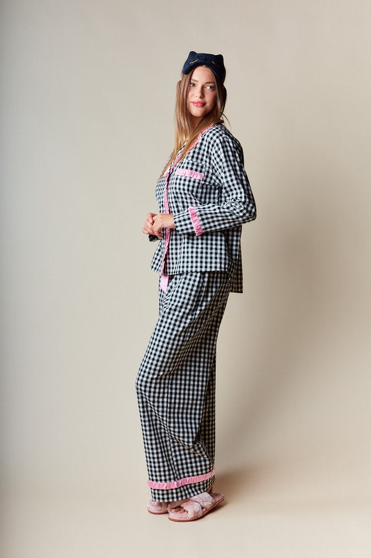 Gigi Gingham Pajama Set