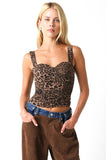 Kathy Leopard Top