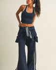 Double Layered Racerback Tank Top