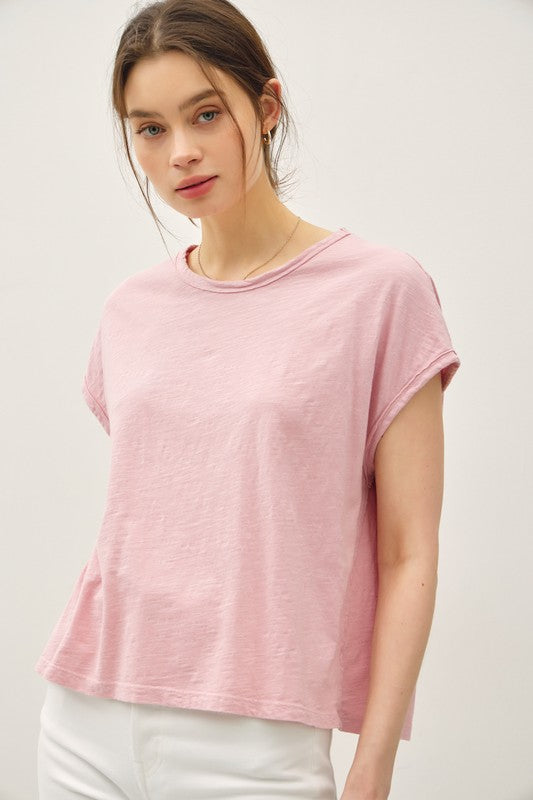 Zia Exposed Seam Top