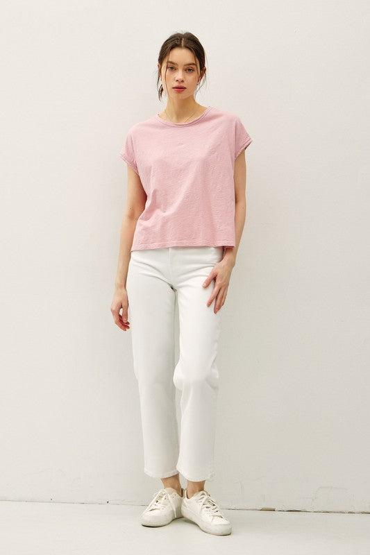 Zia Exposed Seam Top
