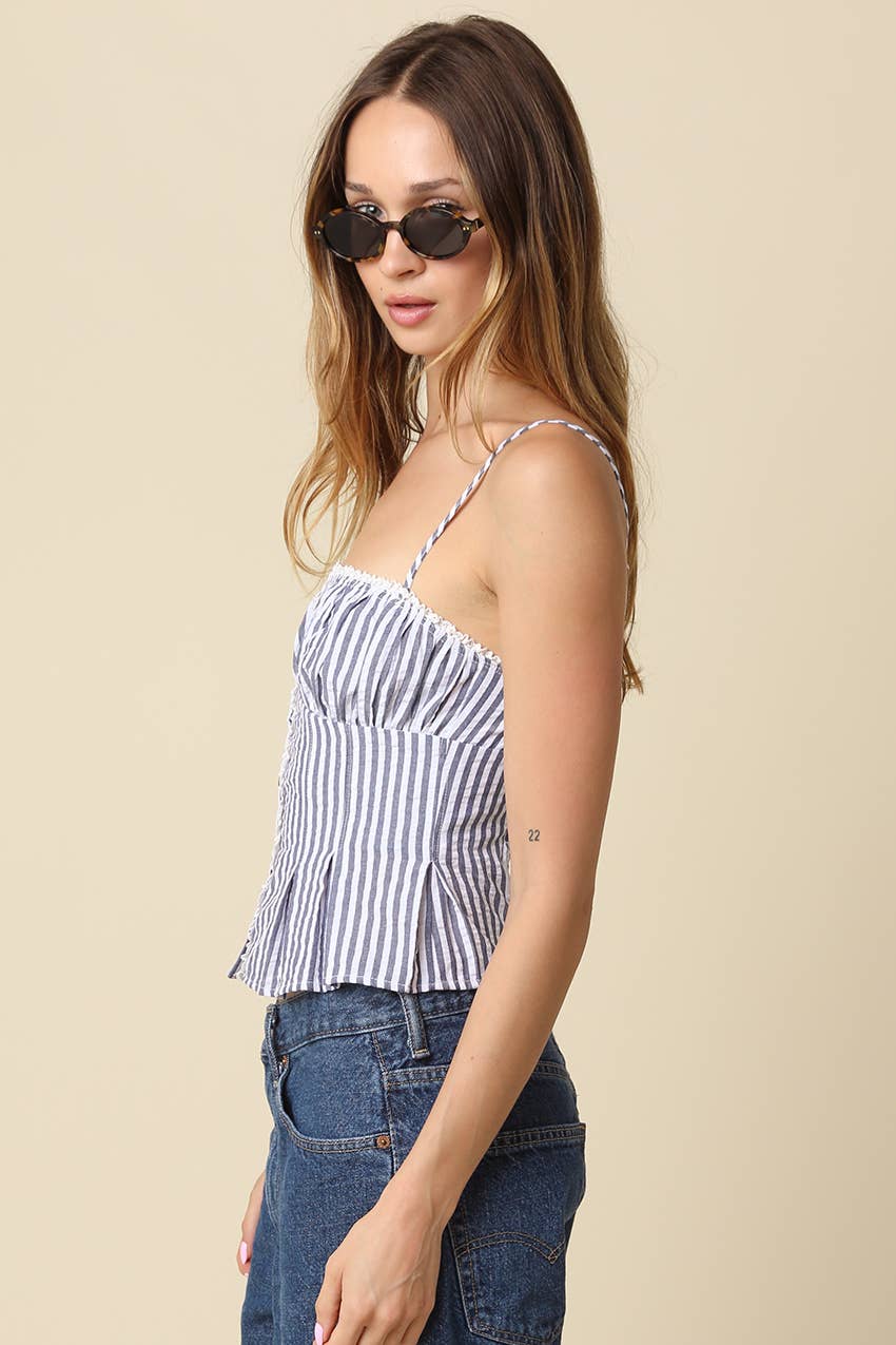 Taryn Peplum Cami Top