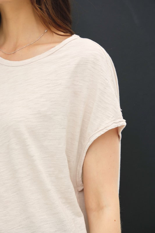 Zia Exposed Seam Top