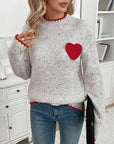 Hillary Heart Sweater