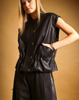 Matty Leather Vest