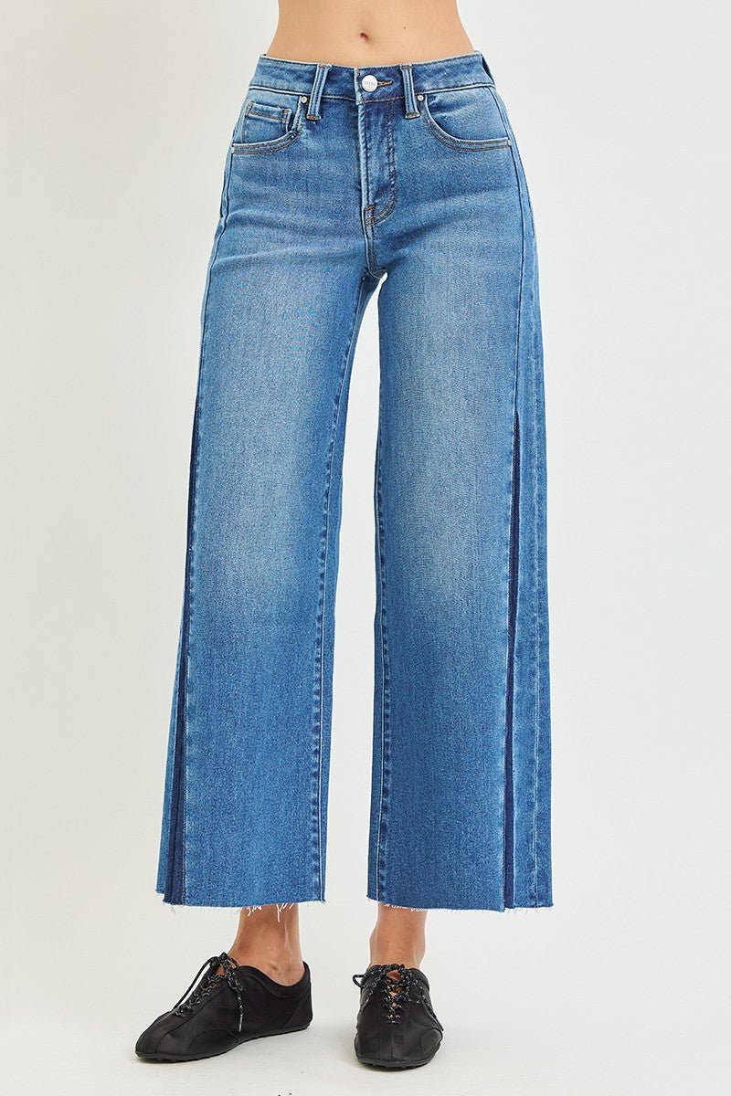 Risen Sabine Shadow Seam Jeans — Medium Combo