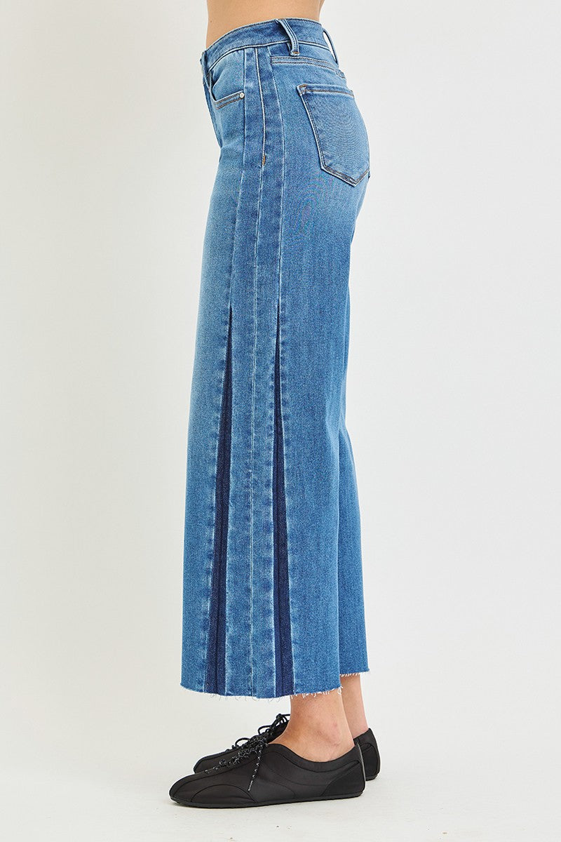 Risen Sabine Shadow Seam Jeans — Medium Combo