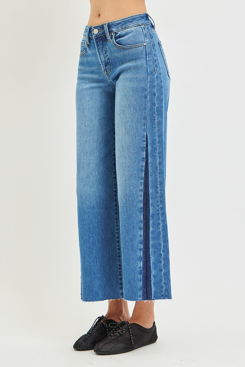 Risen Sabine Shadow Seam Jeans — Medium Combo