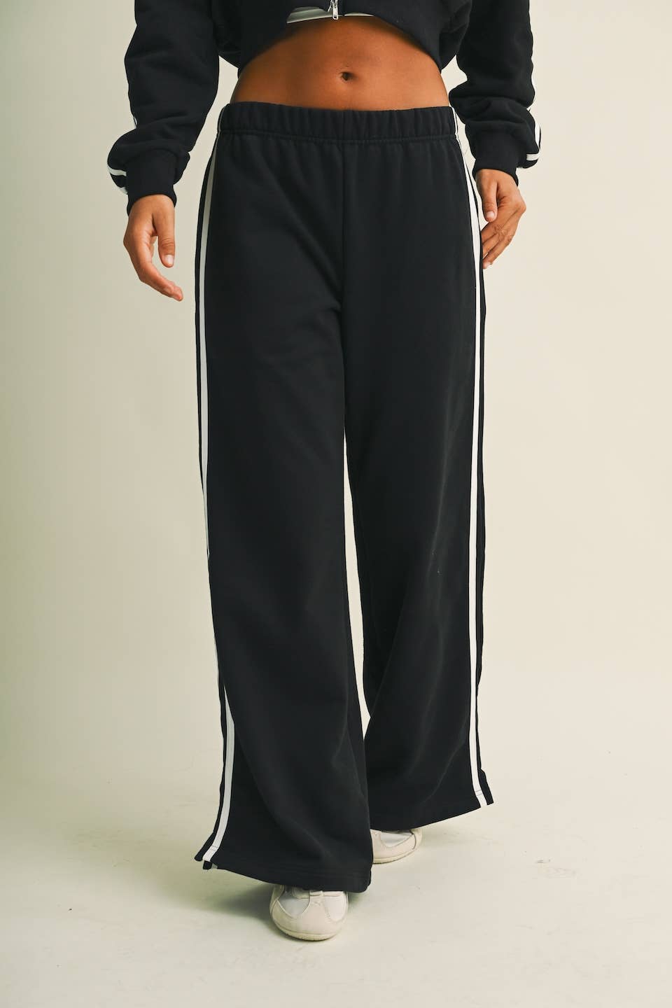 Side Stripe Low Waist Sweatpant