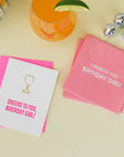 Cheers To You Birthday Girl - Cocktail Napkins