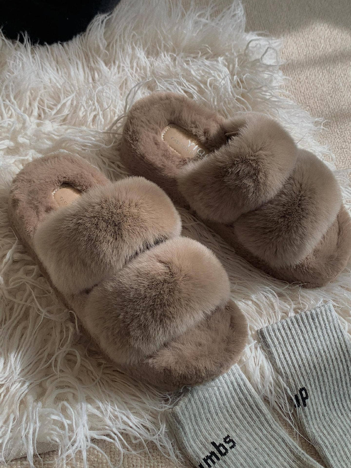 Fur Chunky Slippers