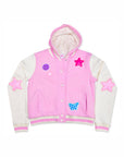 Check It Out Varsity Sweatshirt Jacket