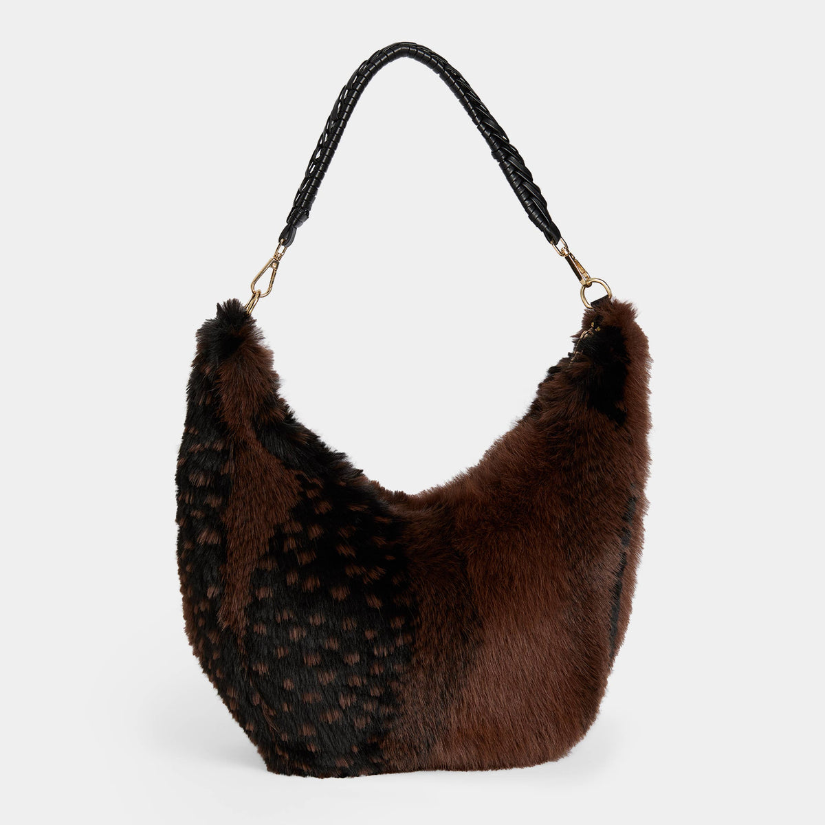 Galyna Faux Fur Hobo