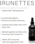 BRONZE FOR BRUNETTES Instant Self-Tanning Elixir