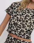 Analogue Nostalgia Crop Top