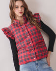 Rosalyn Plaid Vest