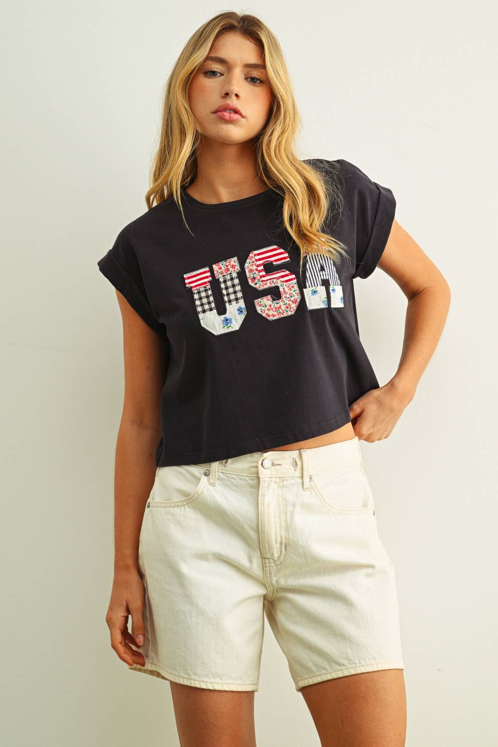 Presley USA Patchwork Tee