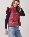 Rosalyn Plaid Vest