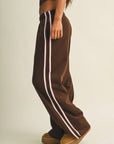 Side Stripe Low Waist Sweatpant
