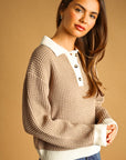 Boone Waffle Sweater