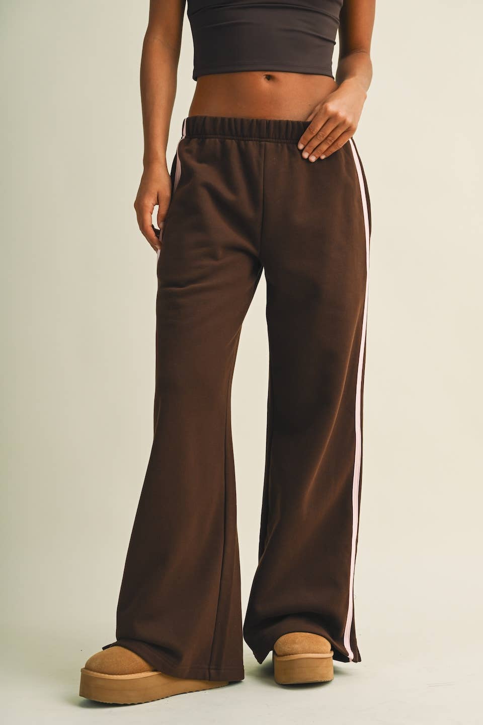 Side Stripe Low Waist Sweatpant