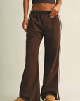 Side Stripe Low Waist Sweatpant