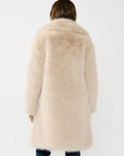 Plume Faux Fur Coat