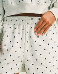 Polka Dot Sweatshort