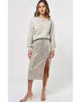 Karla Sequins Midi Skirt