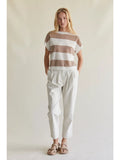 Marcello Linen Pleated Pant