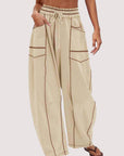 Tessa Wide-Leg Drawstring Pants