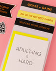 Welcome to the Shitshow - Lined Notepad - Perforated Sheets - Black