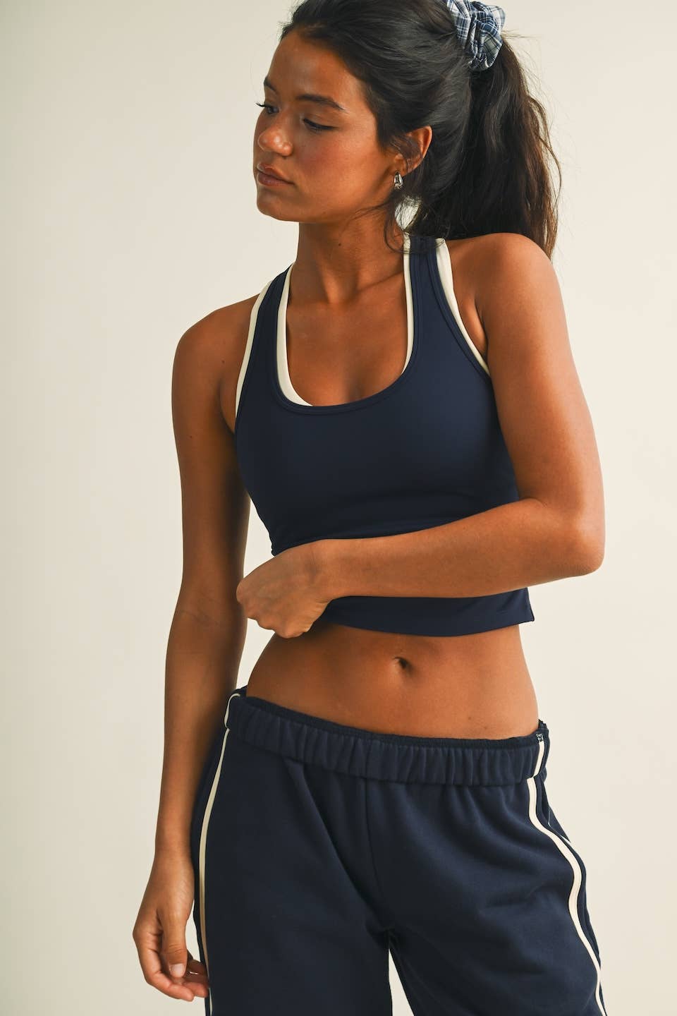 Double Layered Racerback Tank Top