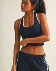 Double Layered Racerback Tank Top