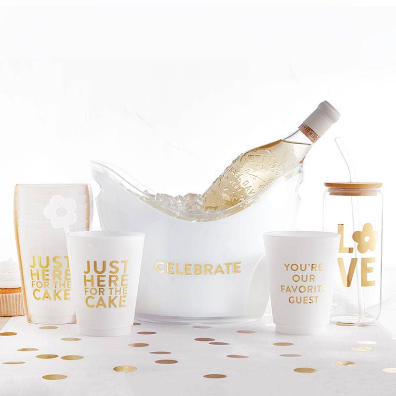 Gold Foil Frost Cup - Here for the Cake